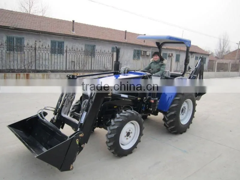 40-55HP garden tractor fit with front end loader, add Timber grapple, grass grapple