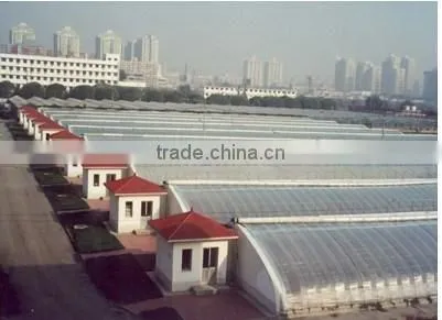Agricultural single-spansolar lean to greenhouse