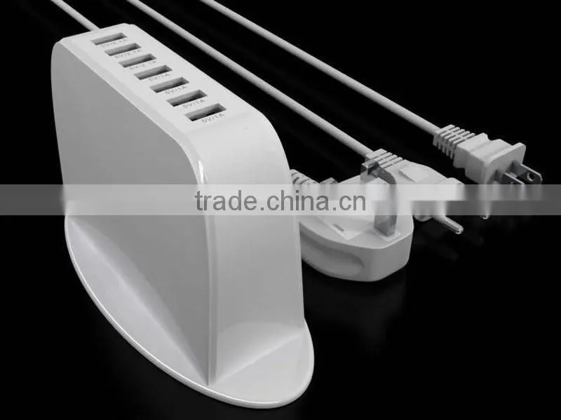 Fast 9.5A 7Ports USB Port Travel Desktop Socket