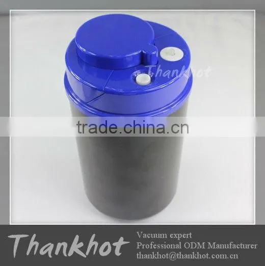 Vacuum plastic canister