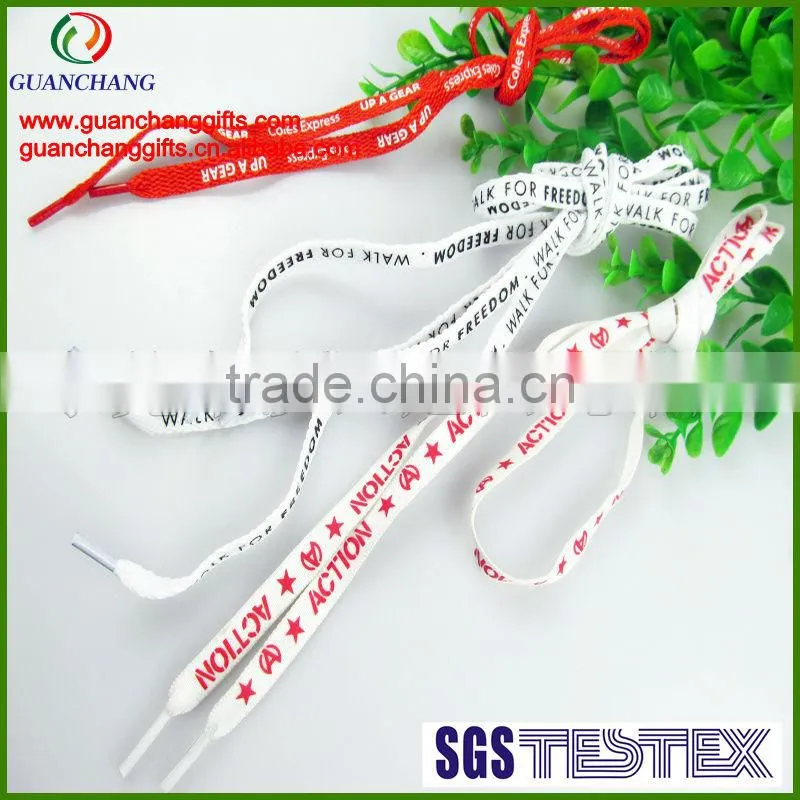 OEM custom waxed round shoelaces
