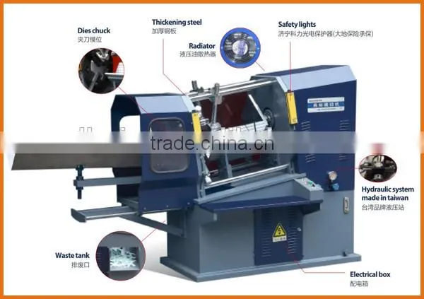New year card hydraulic die cutting machine