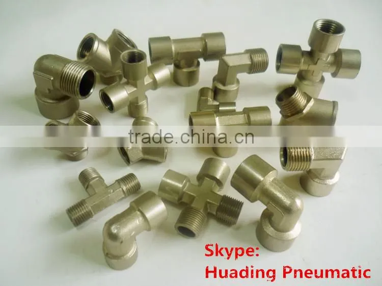Forged brass fitting for PEX-AL-PEX pipe , compression pipe fitting