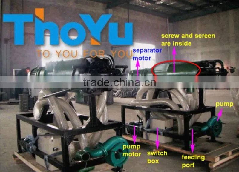 THOYU Cow Dung Screw Press Separator Price(SMS:+86-1590675071)