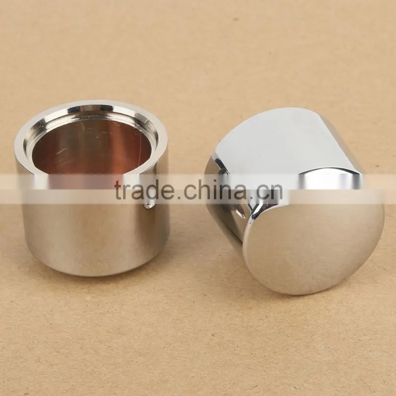 Chrome Front Axle Nut Cover Bolt For Softail Road King Glide FLHT FLHRC