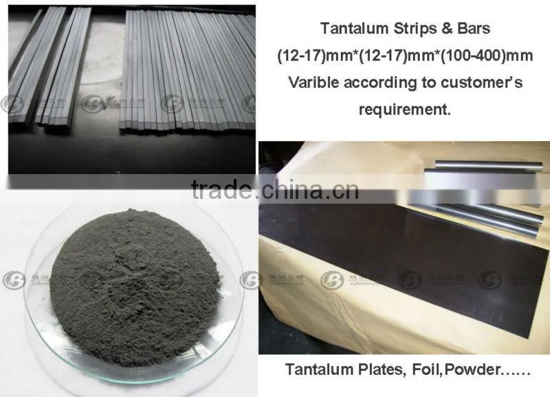 pure Tantalum foil/Tantalum strip/tantalum rods