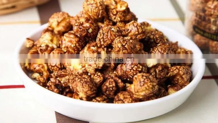 professional stainless steel industrial hot air gas football popcorn making machine maker