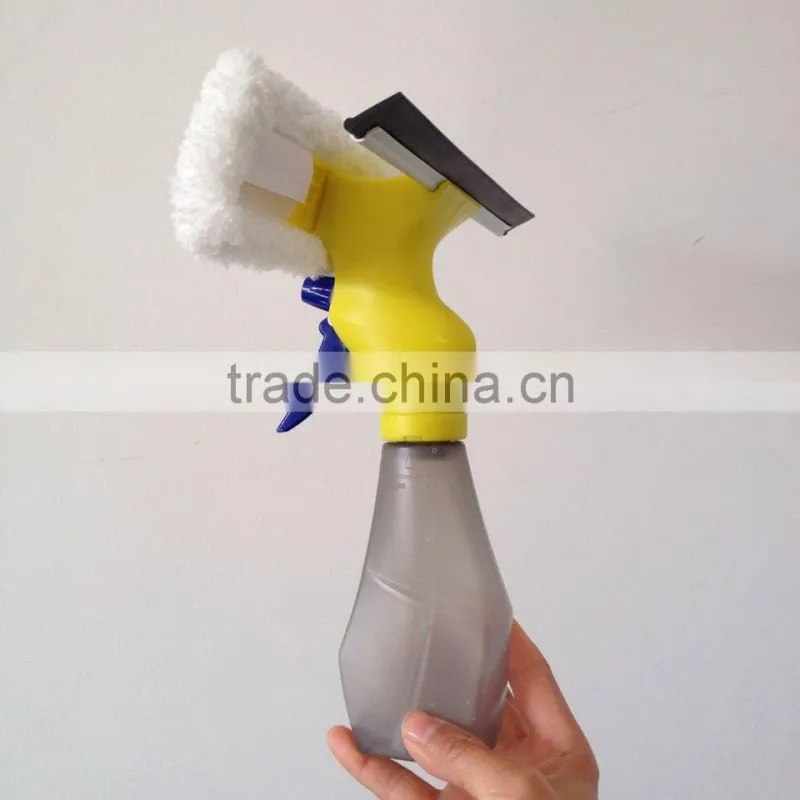 Window Squeegee with built in pum Spray Bottle