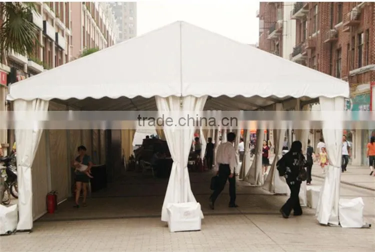 waterproof PVC roofing canopy tent 10x10m for outdoor exhibition events.
