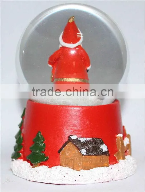 Resin lighted kids snow globes