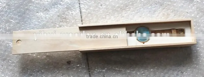 Wholesale hot stamping Logo pine Wooden Watch Box