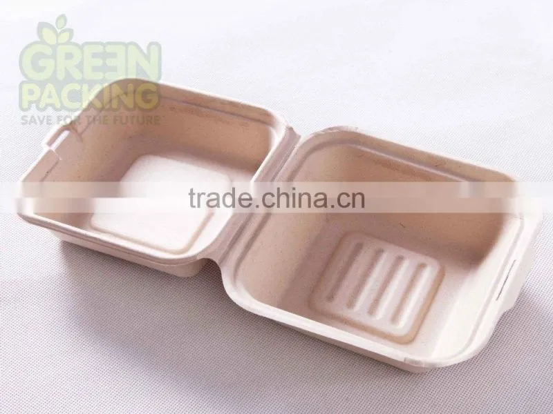 fast food takeaway box made from sugarcane