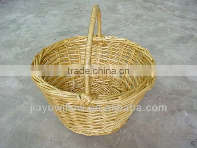 cheap Nice Oval willow Basket with handles
