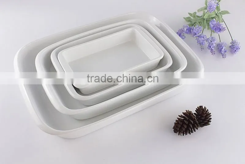 Hospitality hotel supply baking accessories ceramic bakeware set
