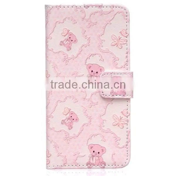Painted relief leather case for iphone 6 / 6plus