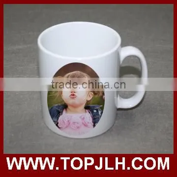 liling 11 oz plain white blank sublimation coffee ceramic mug