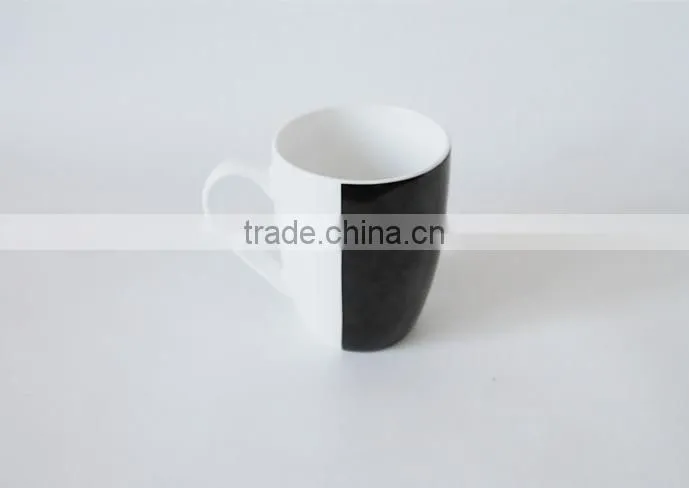 white blank ceramic cup
