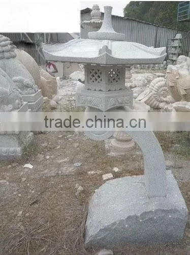 Handcarved natural stone chinese garden stone lanterns
