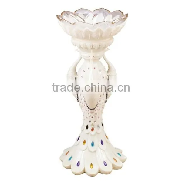 Peacock ornament indoor decorative statue