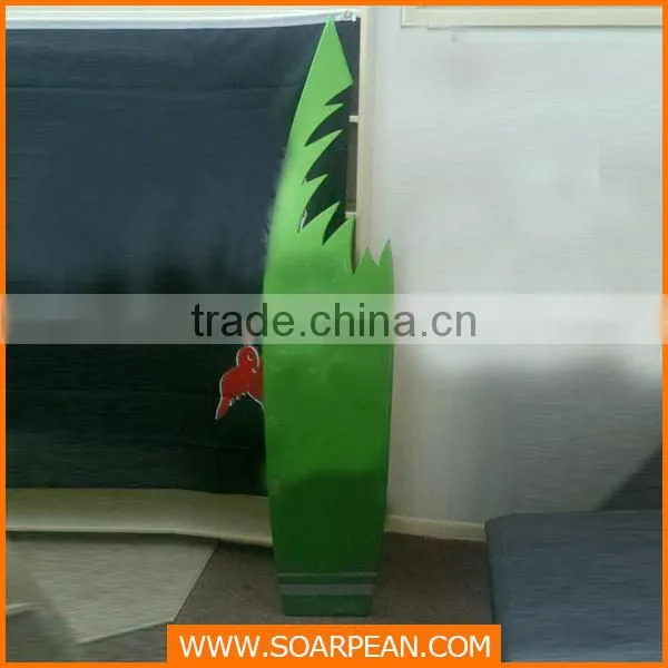 Customized Decorative Wooden Surfboard made in China
