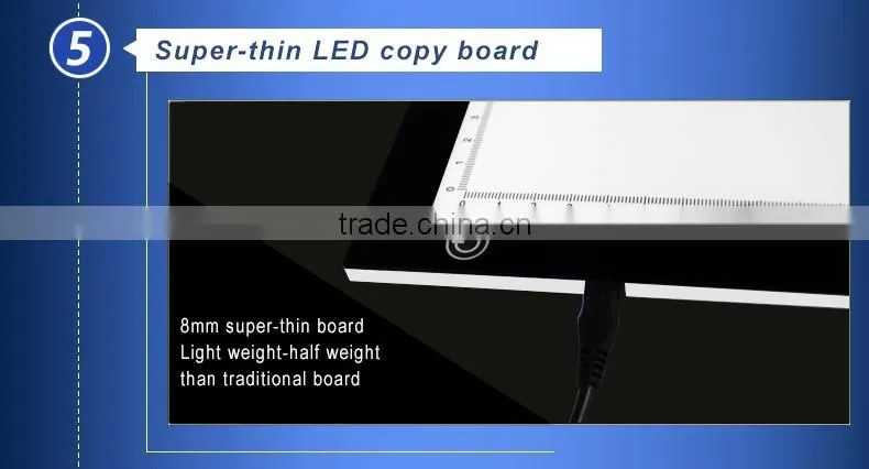 Ajustable brightness LED Tracing Copy Board /LED neon maker drawing copy board/ LED copy board