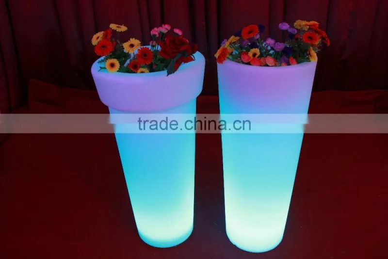 Eco-friendly plastic ice bucket led for promotion