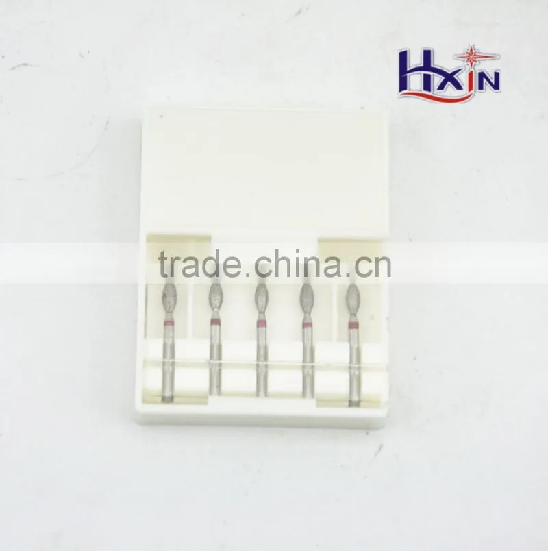 Mini stainless steel electroplated diamond bur set for dental/Diamond Dental Bur and files