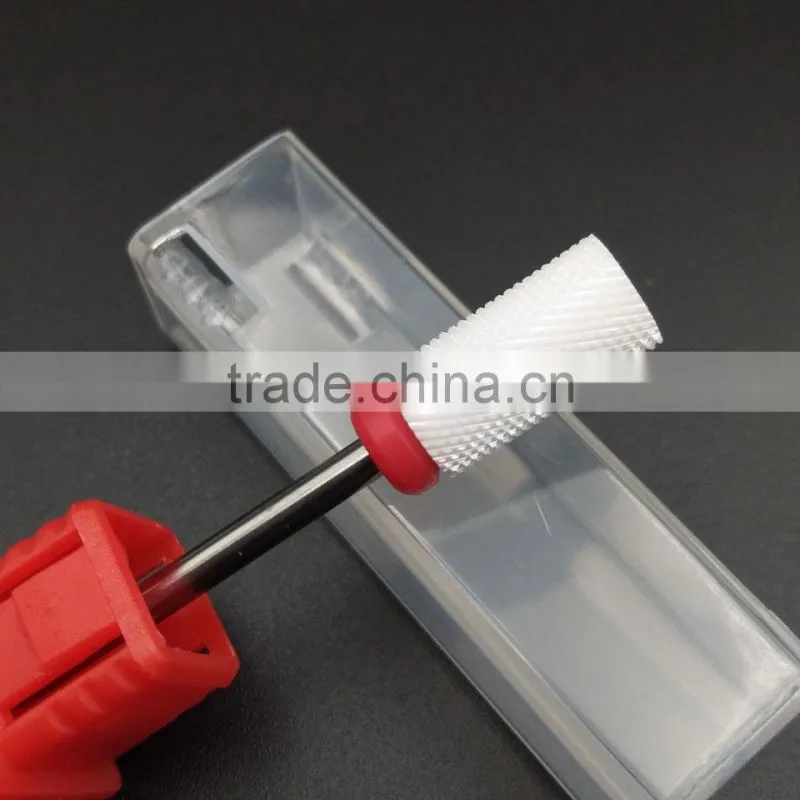 Ceramic grinding head electric nail drill nail polish glue dedicated rapid removal Ceramic Nail Drill Bit