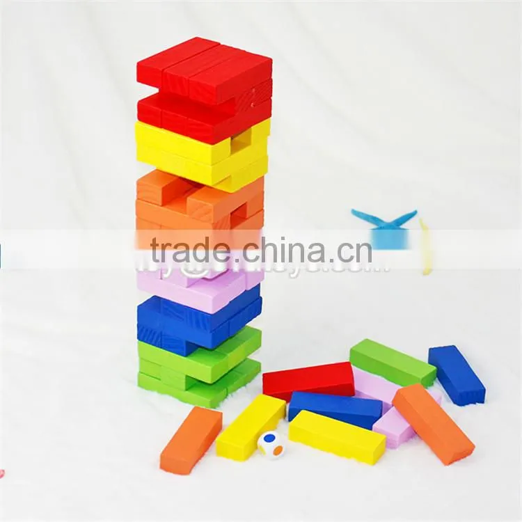 Creative intelligent stacking blocks wooden toys for kids W13D082