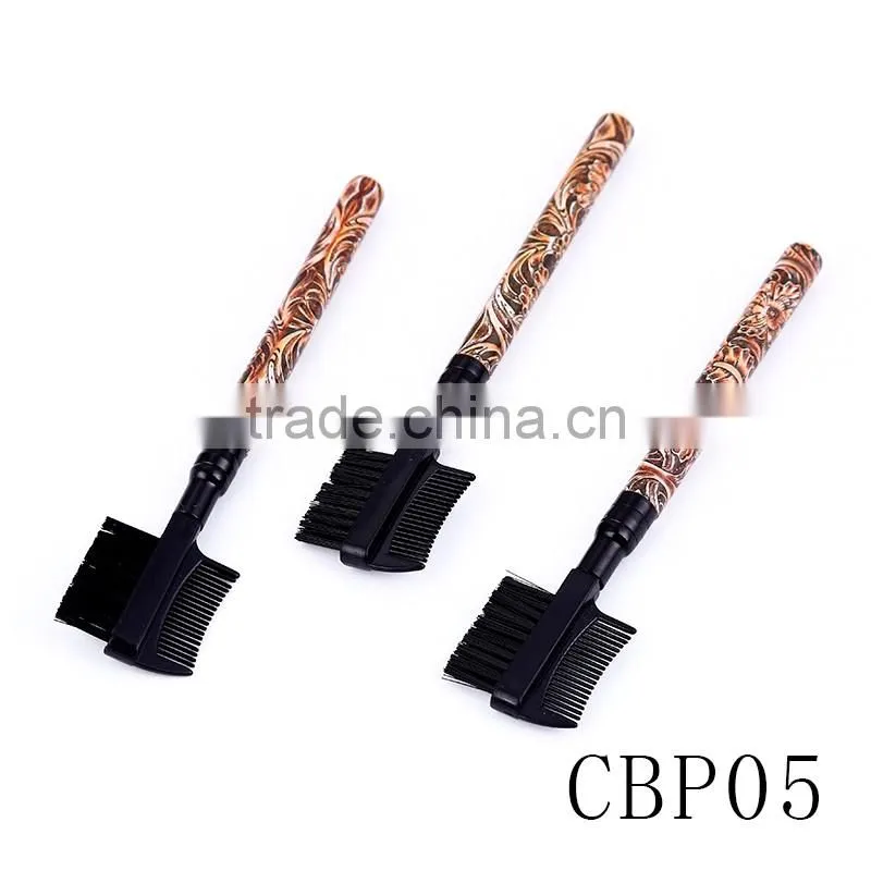 CBP05 Colorful Plastic handle Eyebrow comb