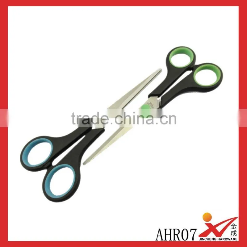 2016 hot sale stainless steel scissor with plastic handle
