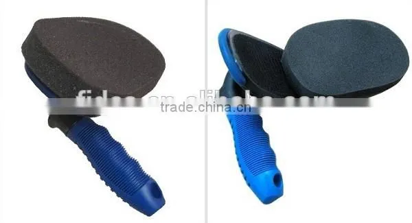 car wheel cleaning polish brush with sponge