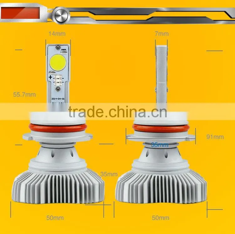 Auto LED 9007 head lamp high LM bulk light