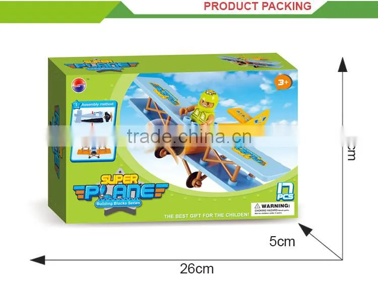 Wholesale cartoon mini assembly toy set sliding air plane models