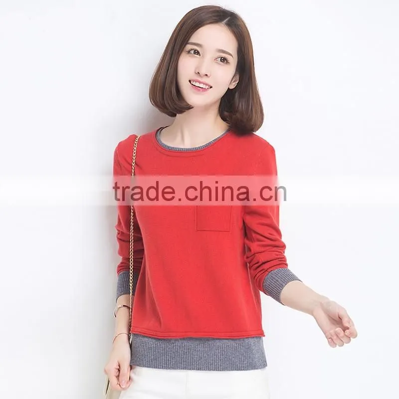 Casual Loose Woman Pullover Knitted wool sweater women lady sweater