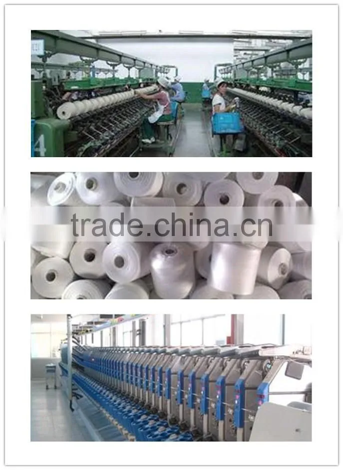 50/25/25 polyester viscose cotton blended yarn
