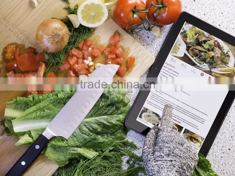 Durable Cut Resistant Gloves Capacitive Touch Finger Tips