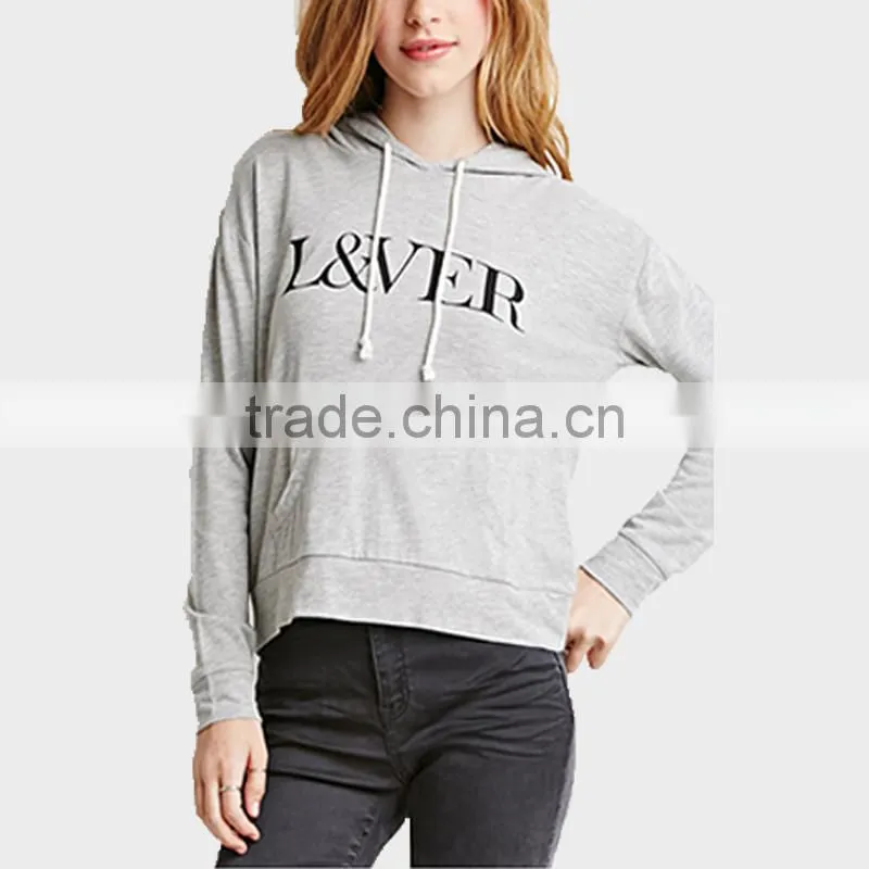 2015 Ladies Cheap Hoodies 100%Jersey