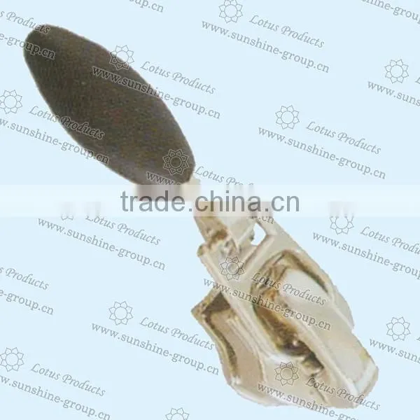 Fashion Leather Zipper Slider 5#