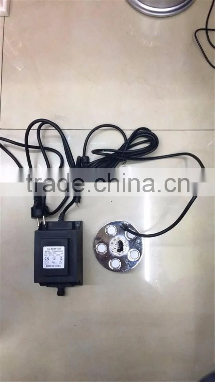 12 LED colorful light Ultrasonic Mist Maker Fogger Purify Water Fountain Mist Maker