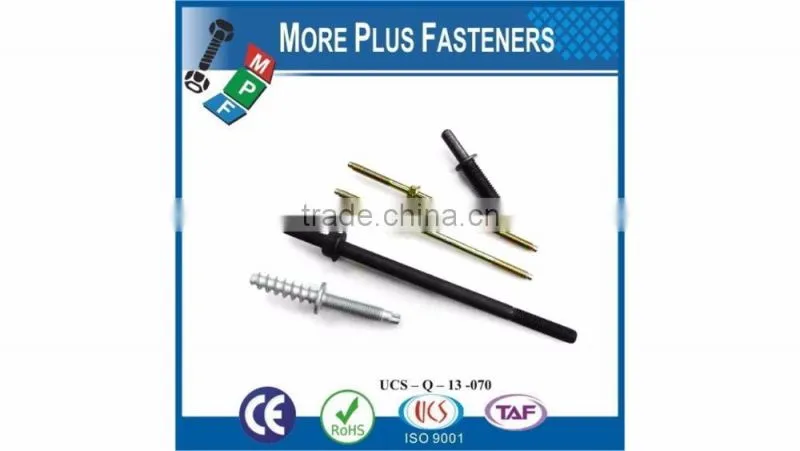 Made in Taiwan Automotive Special and Standard Fastener Hex Flange Head Cap Screw Double End Screw