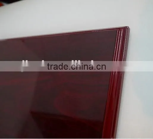 High quality wholesale custom high glossy finish wooden plaques /trophy /award