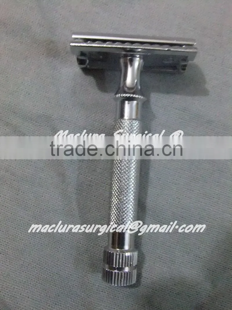 SHAVING BRUSH STAND, CHROME SHAVING RAZOR AND BRUSH STAND, RAZOR STAND