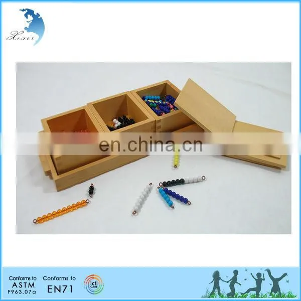 Preschool Wooden Educational Montessori Material EN71 Mathematic Toy Sandpaper Numerals 0-9 in a Display Stand