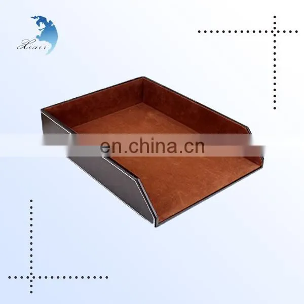 China Best New Products 3 Tier Wood Tray For A4 Paper
