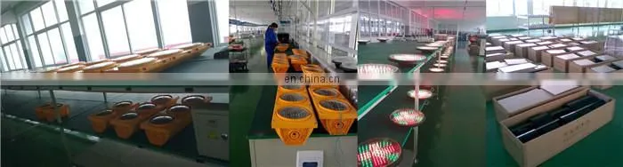 Alibaba China Supplier Customized Security And Protection Roadway Safety Solar Powered Warning Signal LED Traffic Light Sale