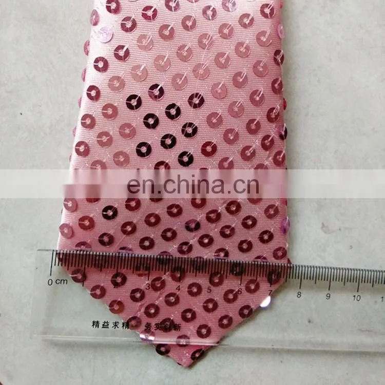 colorful party adult Sequins Jazz neck tie