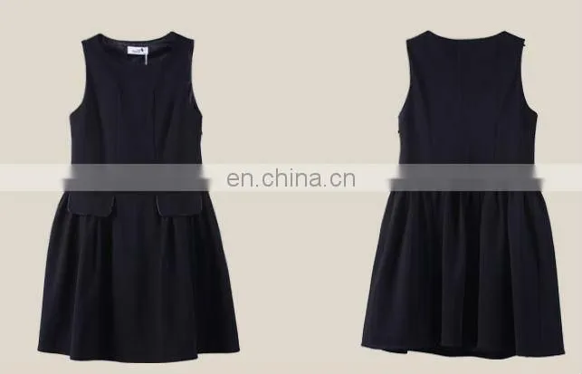 Sleeveless Lady Dresses Korean Dresses New Fashion