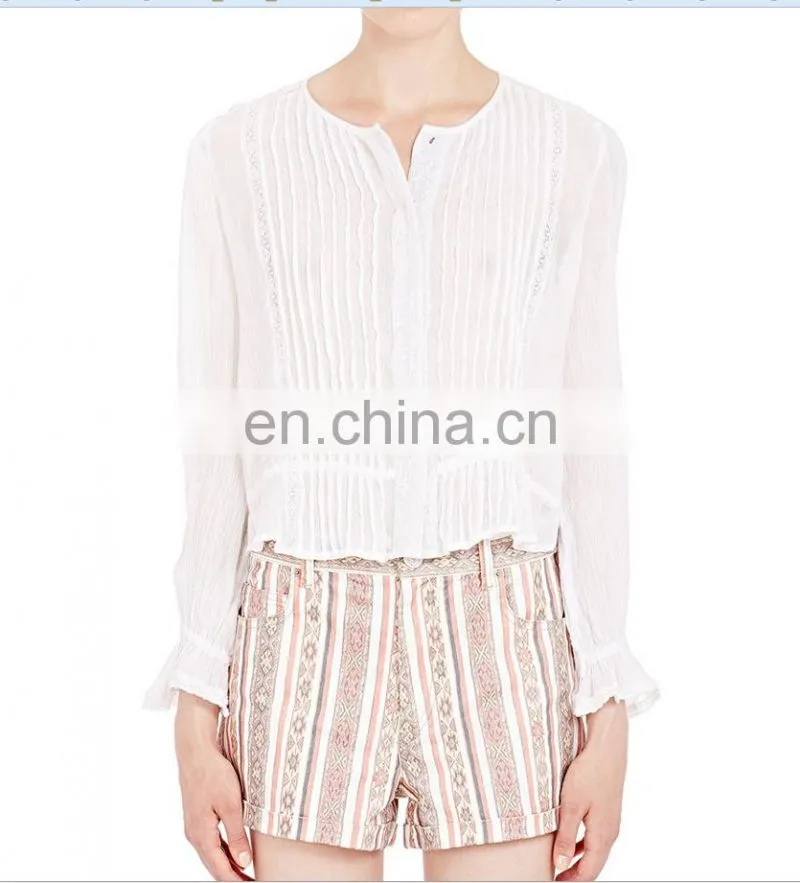 New fashion lady softtextile pant formal shirt style