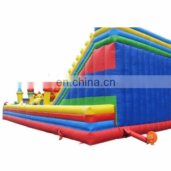 HI Good quality inflatable commercial fun city/outdoor rent amusement park/children inflatable play zone